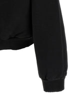 Balenciaga Silver Tape Hoodie Black