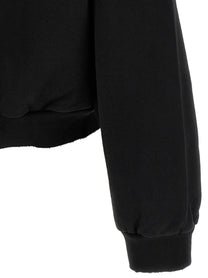 Balenciaga Silver Tape Hoodie Black