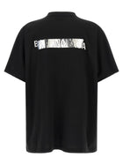 Balenciaga Silver Tape Shirt Black