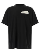 Balenciaga Silver Tape Shirt Black