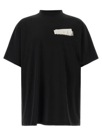 Balenciaga Silver Tape Shirt Black