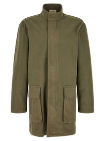 The Row Simeau Coat Green
