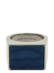 Dries Van Noten Singet Ring Blue