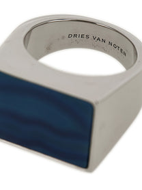 Dries Van Noten Singet Ring Blue