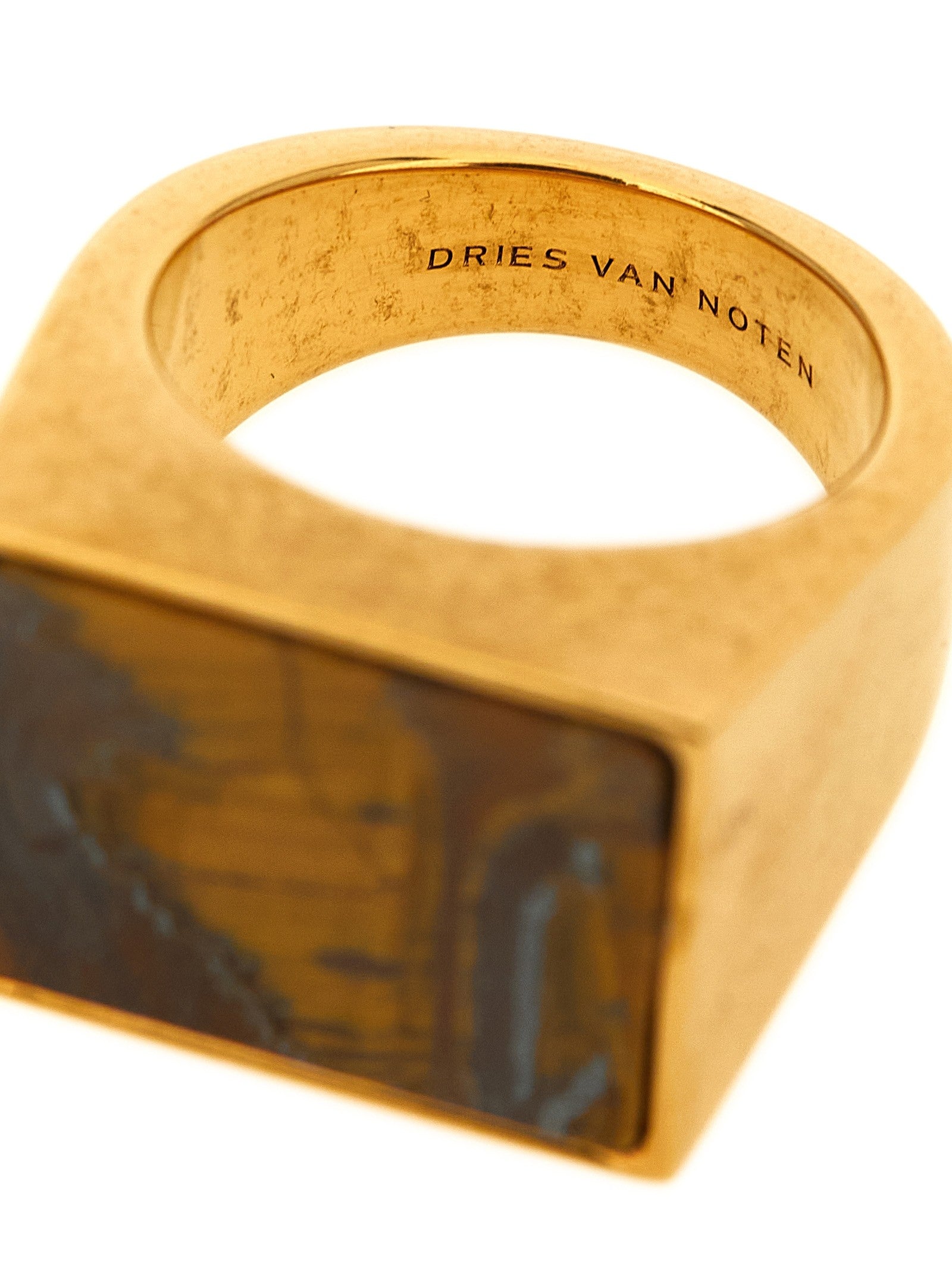 Dries Van Noten Singet Ring Yellow