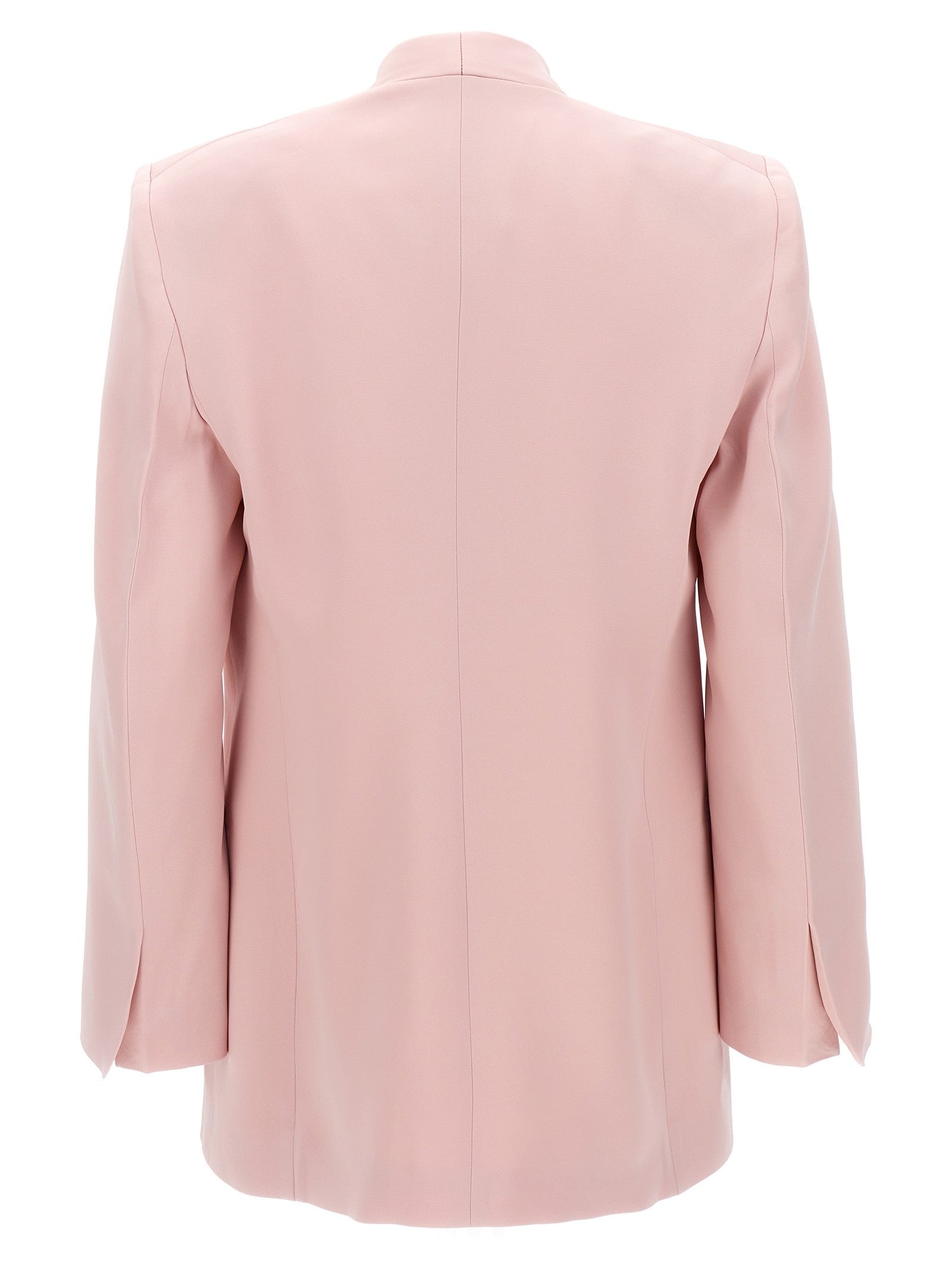 Victoria Beckham Single Breasted Blazer Jacket Blue