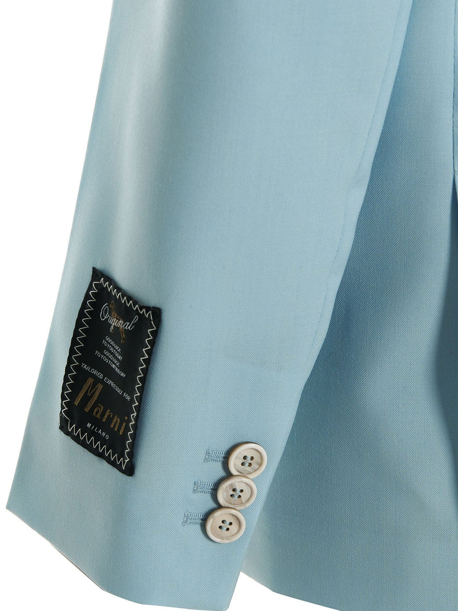Marni Single Breasted Blazer Jacket Blue