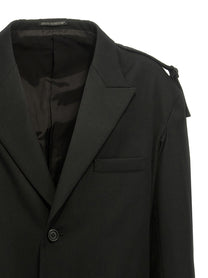 YOHJI YAMAMOTO Single Breasted Blazer Black