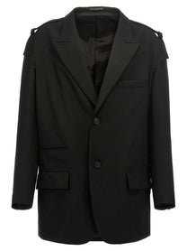 YOHJI YAMAMOTO Single Breasted Blazer Black