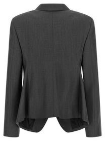 Jil Sander Single Breasted Blazer Grey