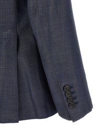 Pal Zileri Single Breasted Blazer Blue
