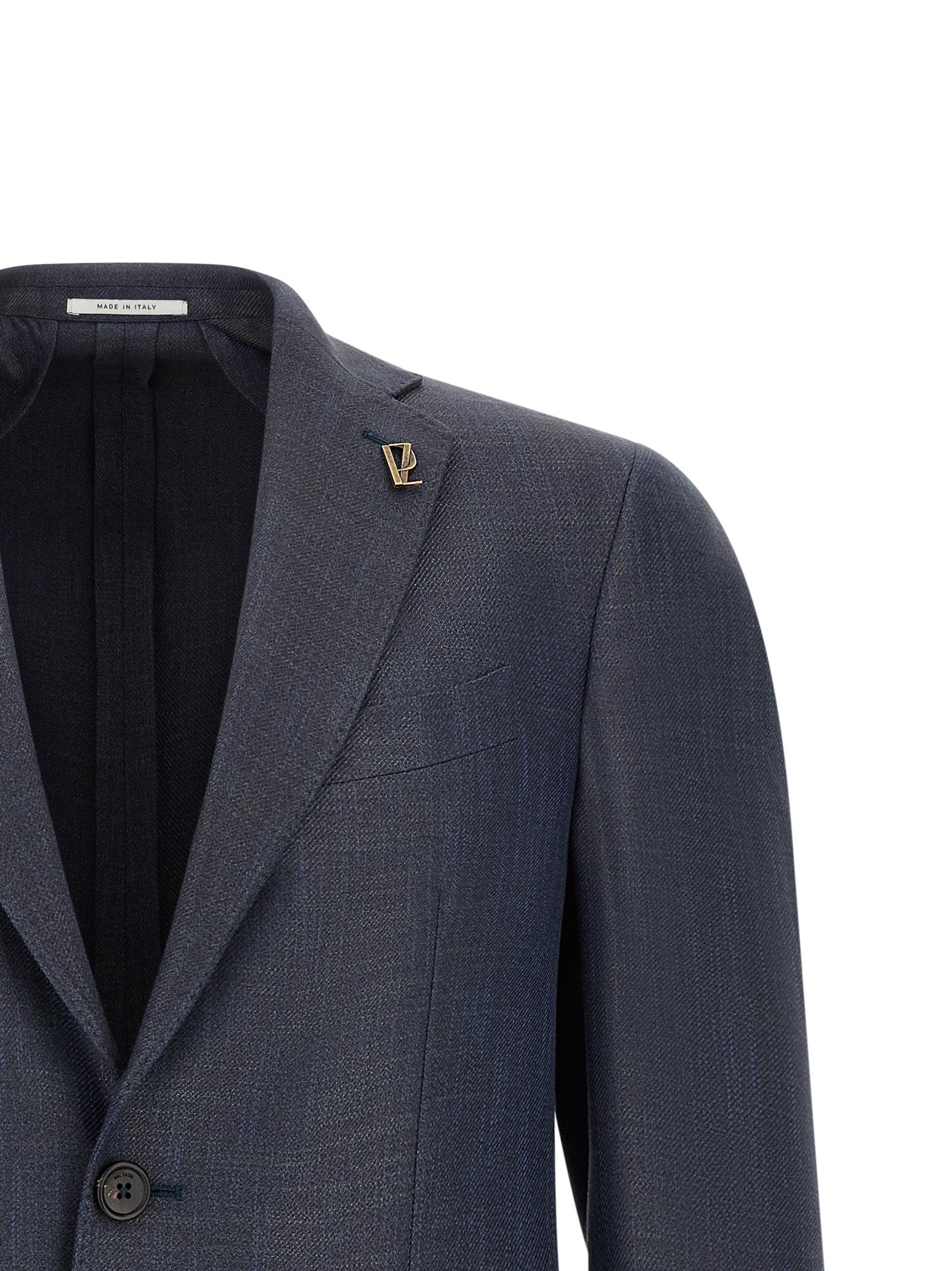 Pal Zileri Single Breasted Blazer Blue