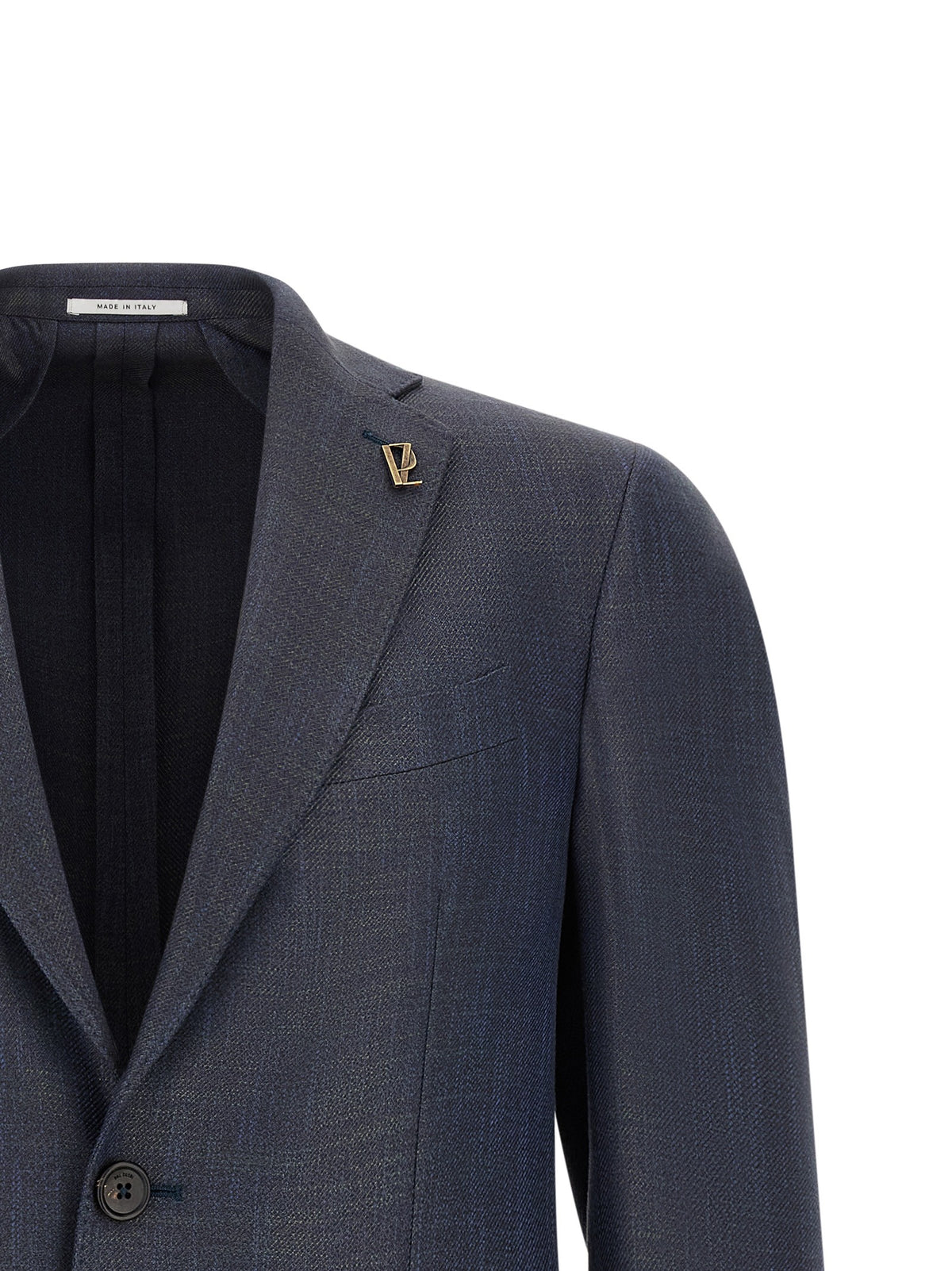 Pal Zileri Single Breasted Blazer Blue, view 3