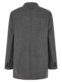 PRADA Single Breasted Blazer Grey