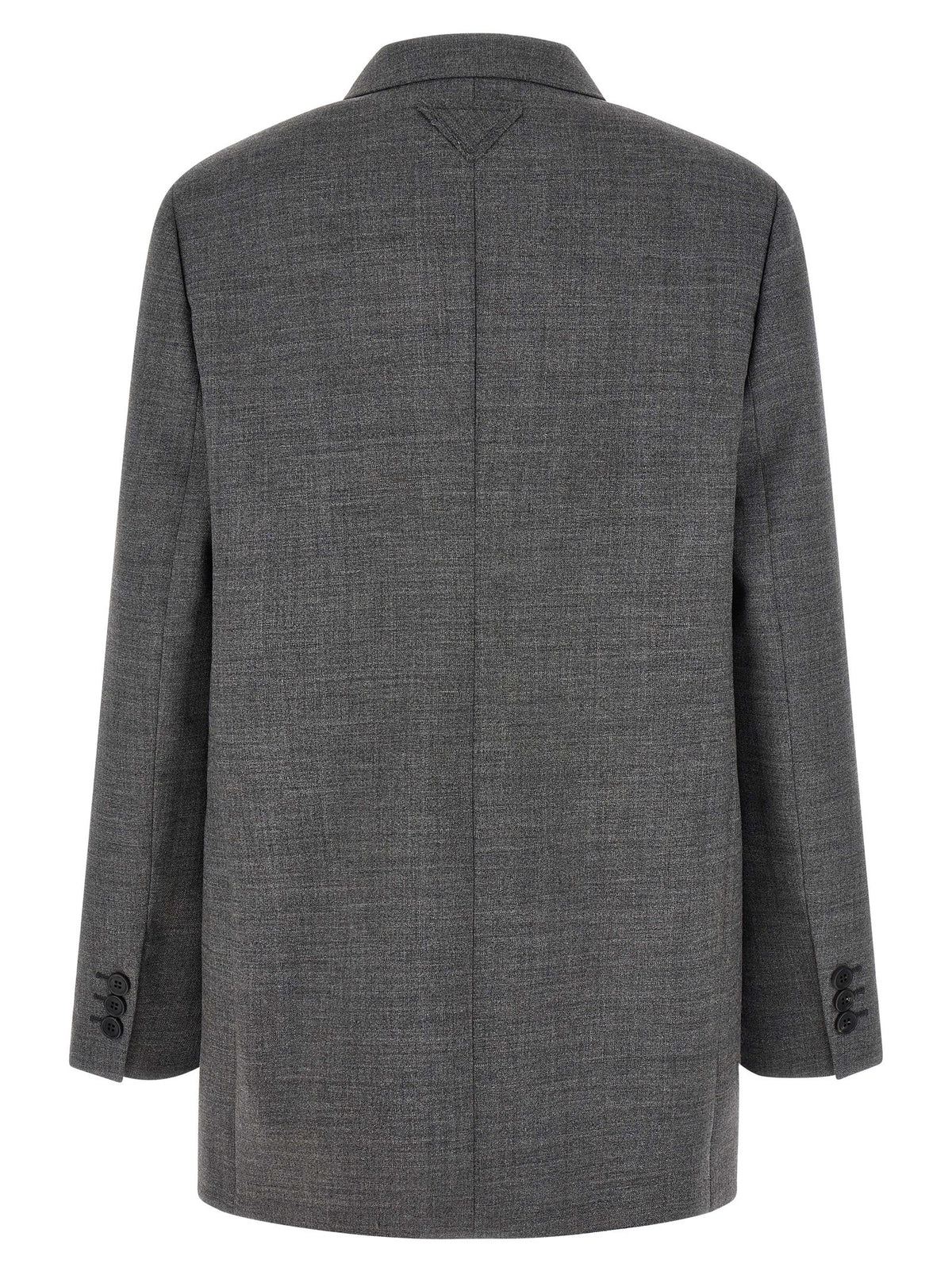 PRADA Single Breasted Blazer Grey, view 2