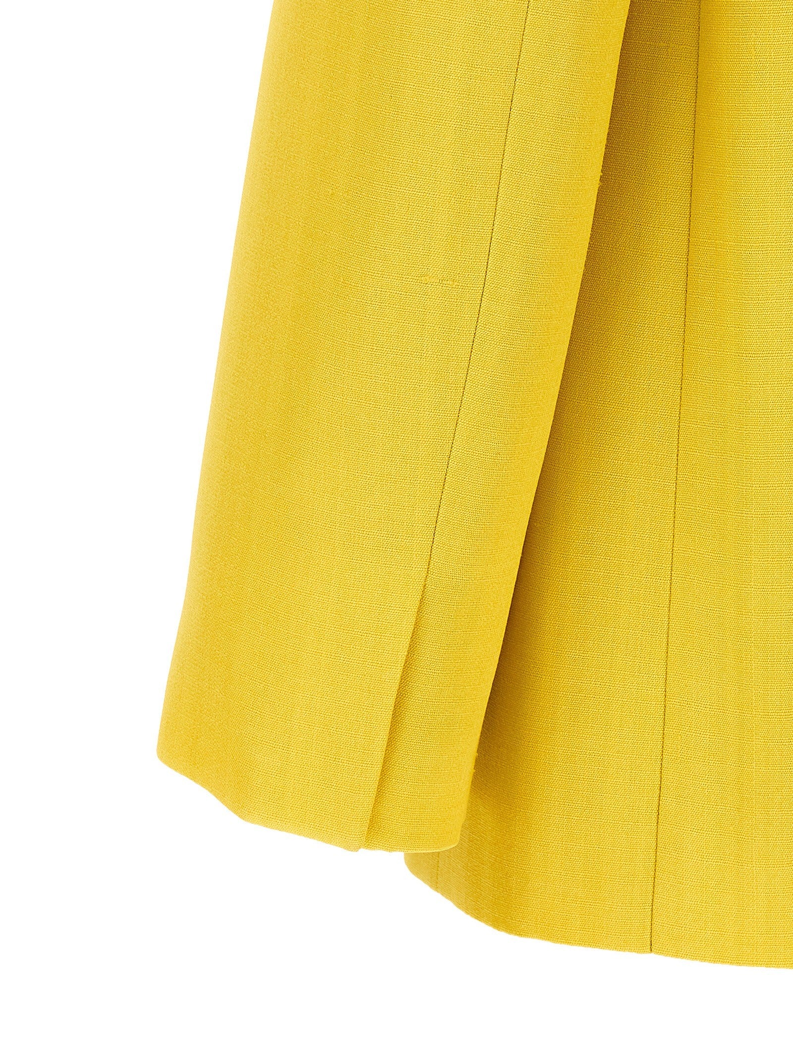 Jil Sander Single Breasted Blazer Yellow
