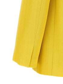 Jil Sander Single Breasted Blazer Yellow