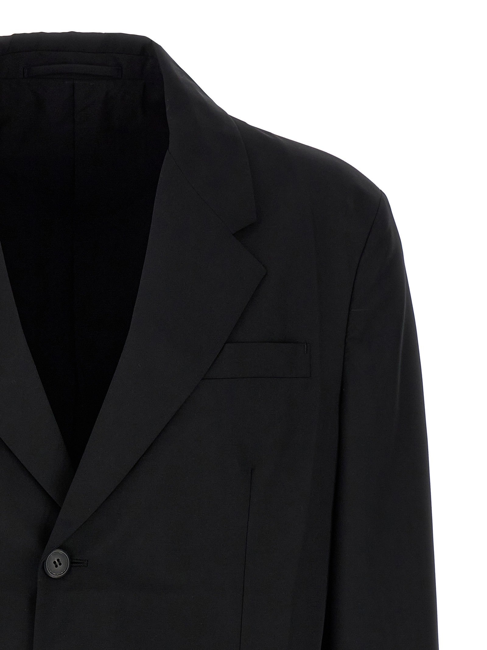 PRADA Single Breasted Blazer Black