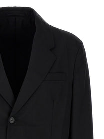 PRADA Single Breasted Blazer Black