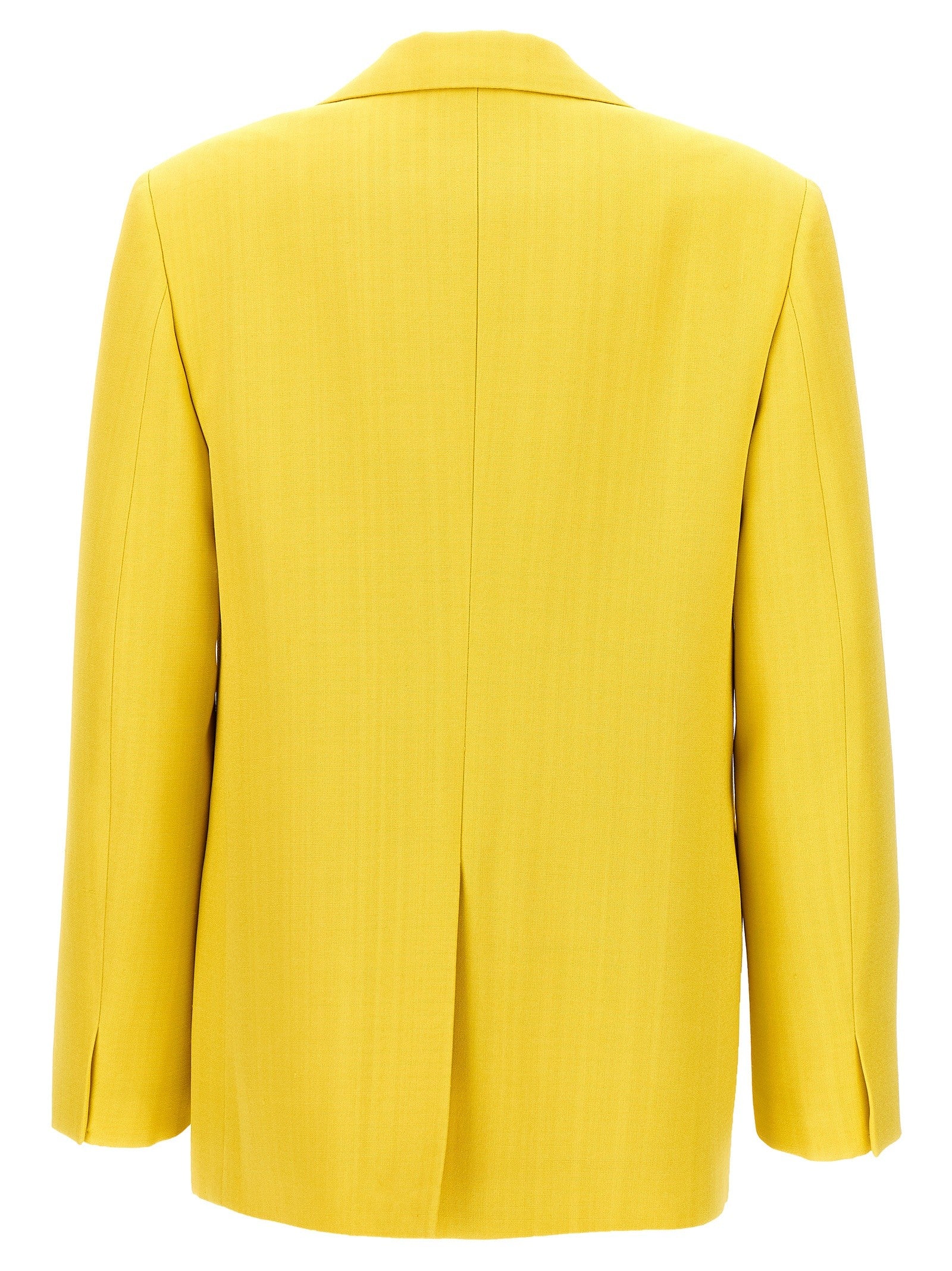 Jil Sander Single Breasted Blazer Yellow