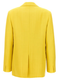 Jil Sander Single Breasted Blazer Yellow