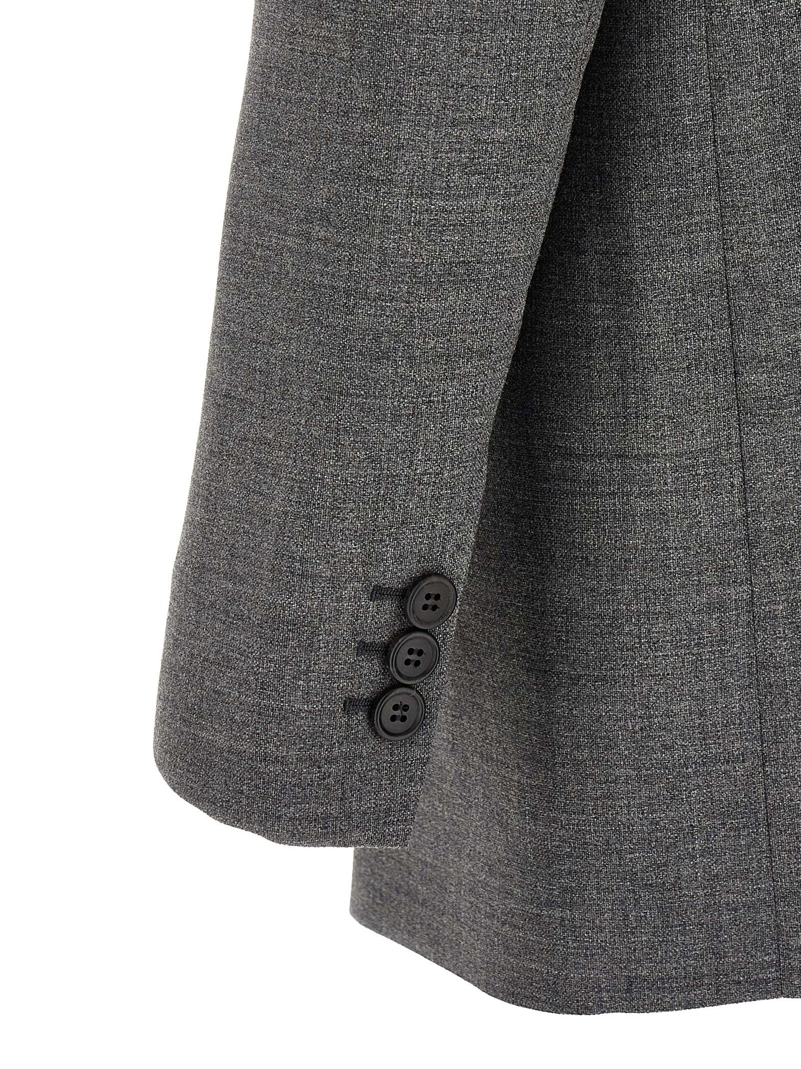 PRADA Single Breasted Blazer Grey