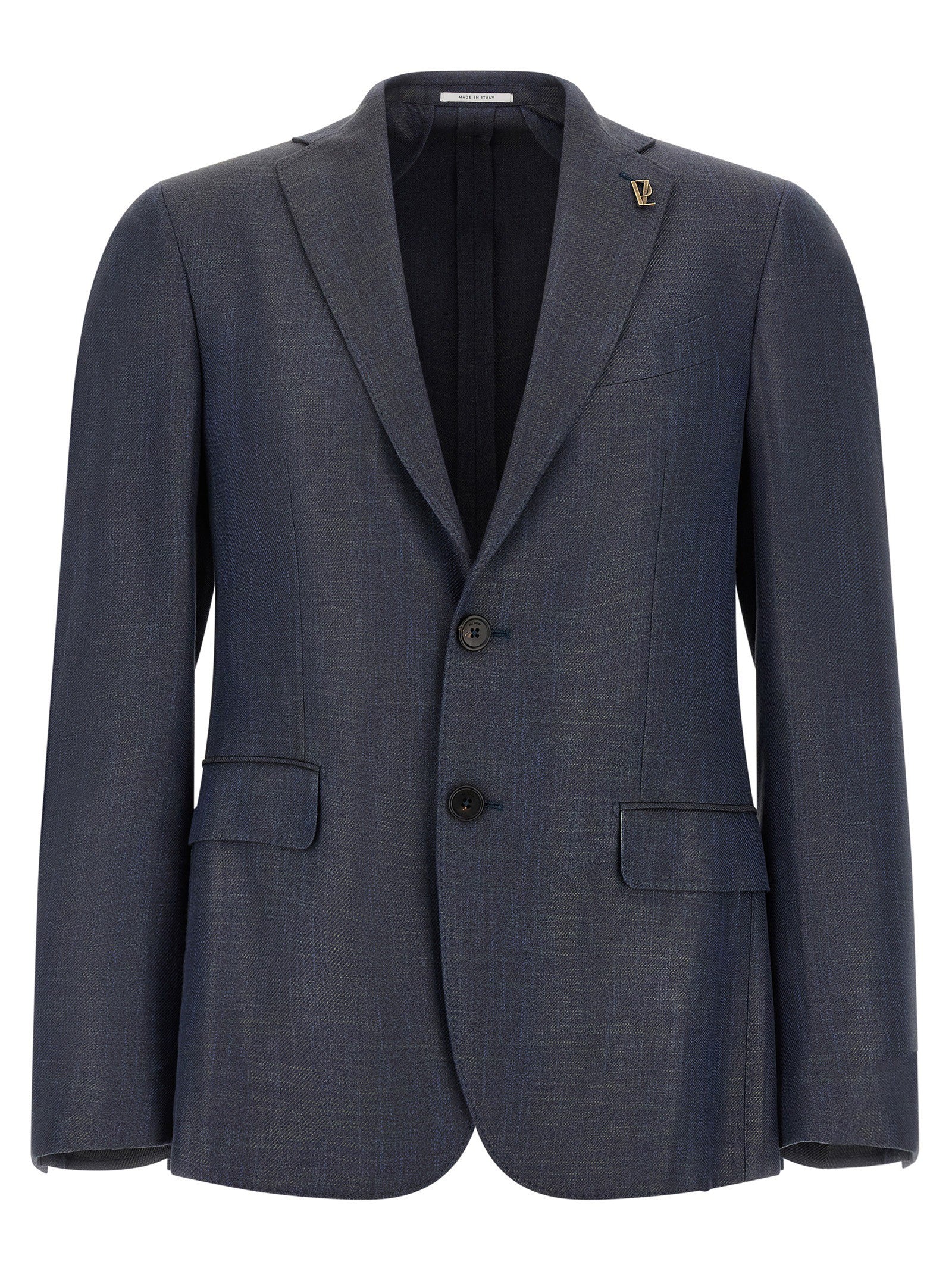 Pal Zileri Single Breasted Blazer Blue