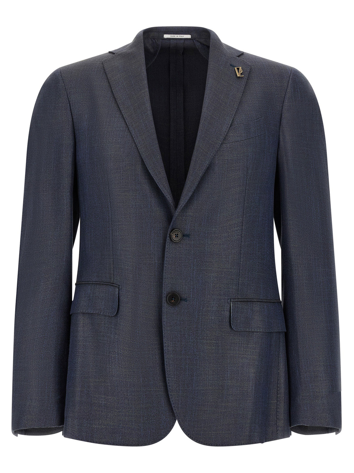 Pal Zileri Single Breasted Blazer Blue