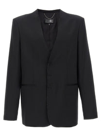 MM6 Maison Margiela Single Breasted Blazer Black