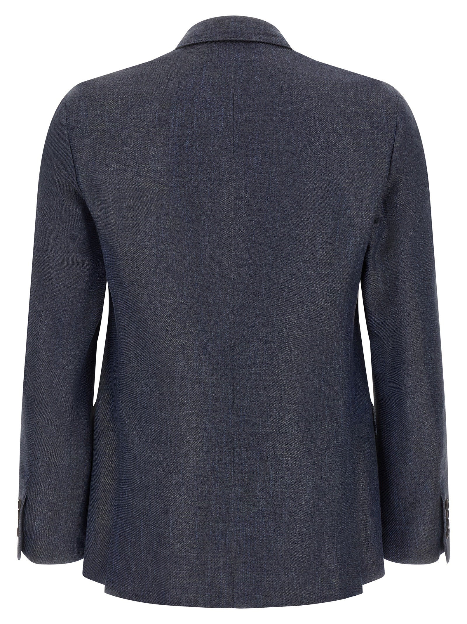 Pal Zileri Single Breasted Blazer Blue