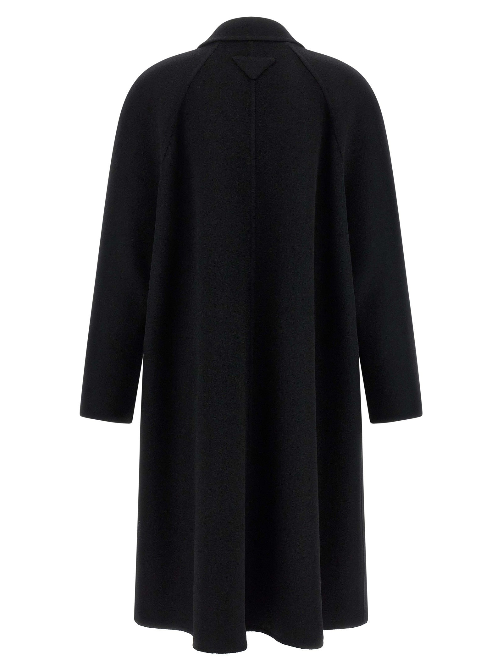 PRADA Single Breasted Coat Black
