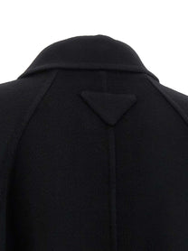 PRADA Single Breasted Coat Black