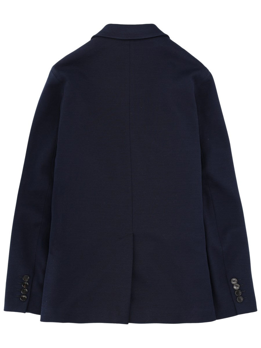 Gucci Men's Single Breasted Jacket Blue