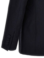ETRO Single Breasted Jacquard Blazer Blue, view 4