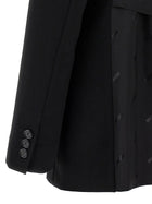Moschino Single Breasted Martingale Blazer Black, view 4