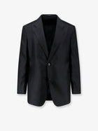 Gucci Men's Single Breasted Silk Blazer Grey