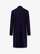 Dior Men's Single Breasted Virgin Wool Coat Black, view 2