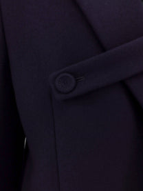 Dior Men's Single Breasted Virgin Wool Coat Black, view 3