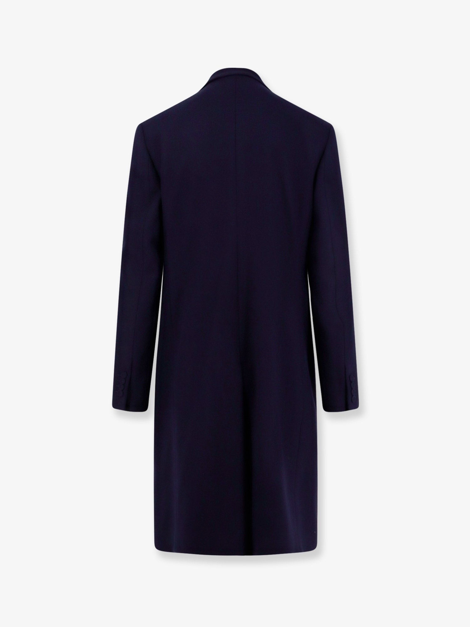 Dior Men's Single Breasted Virgin Wool Coat Black Dior