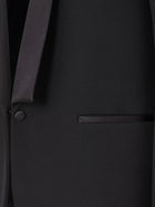 Fendi Women's Single Breasted Virginn Wool Blazer Black