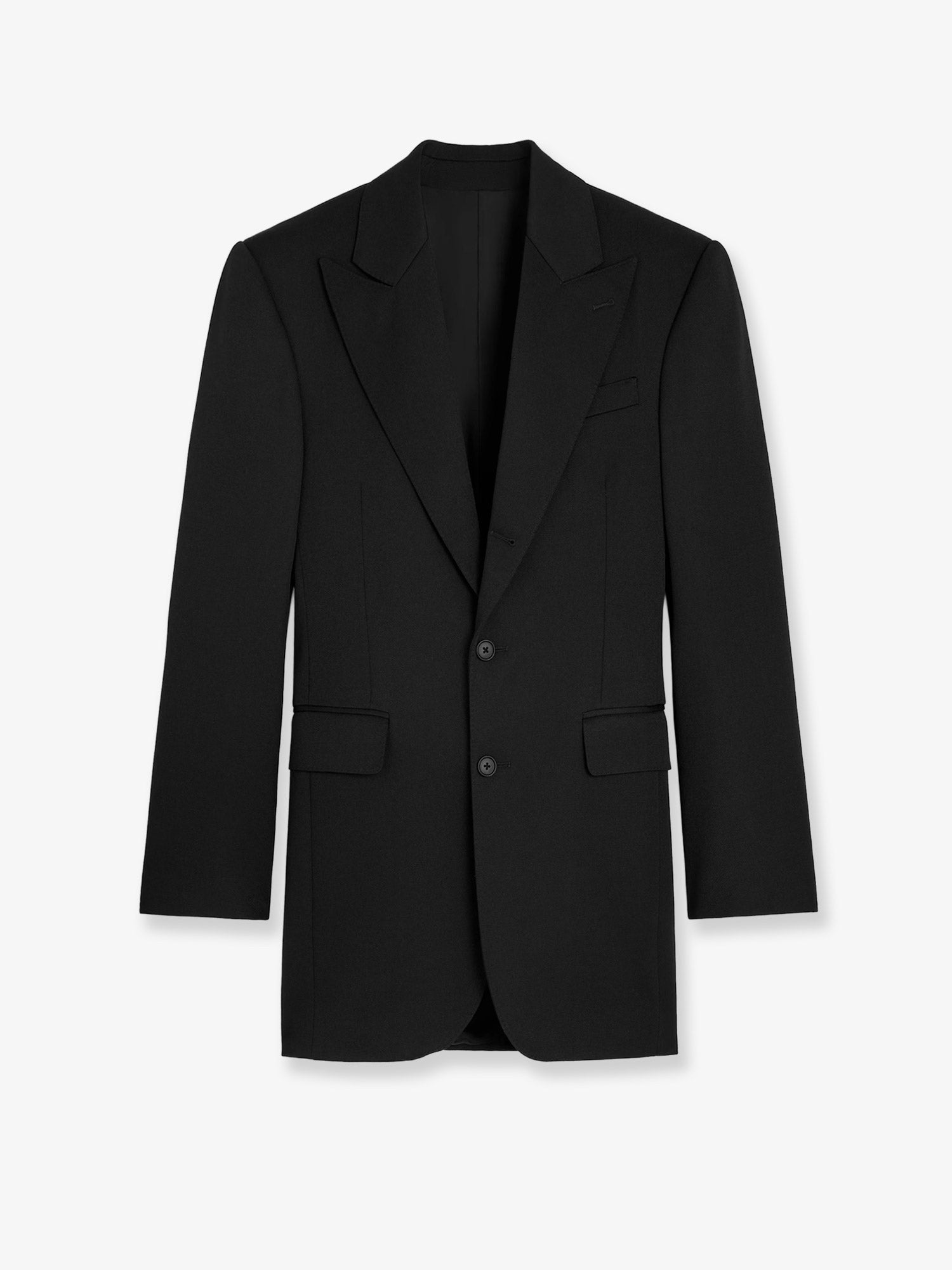 Celine Women's Single Breasted Wool Blazer Black Celine