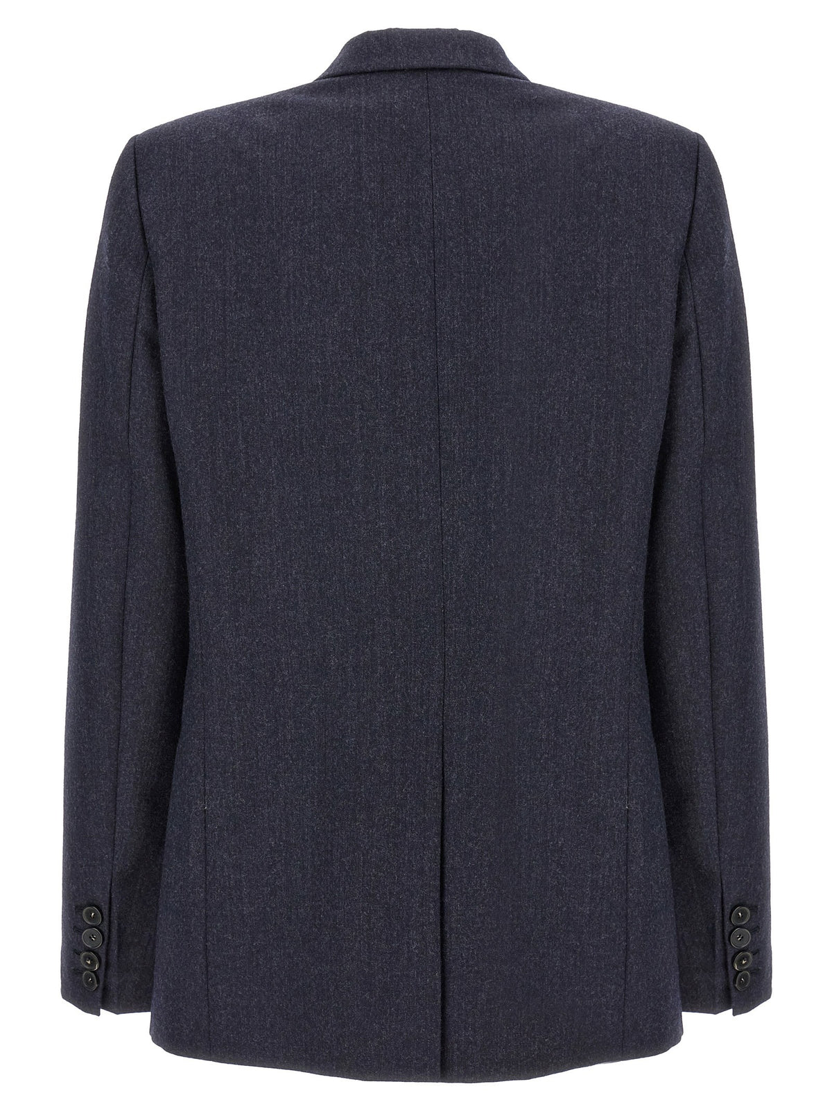 Stella McCartney Single Breasted Wool Blazer Blue, view 2