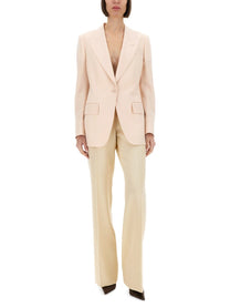 Tom Ford Women's Single Breasted Wool Jacket Blue, view 2