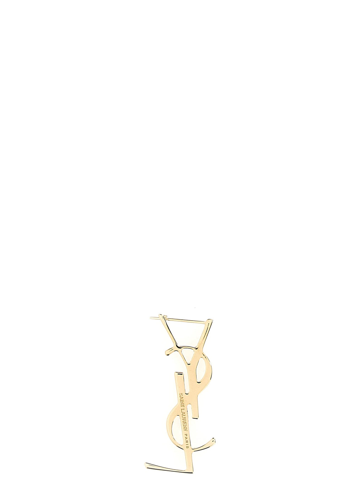 Saint Laurent Single Earring Cassandre Gold, view 2