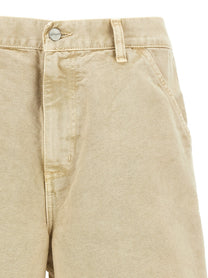 Carhartt Wip Single Knee Bermuda Shorts Beige