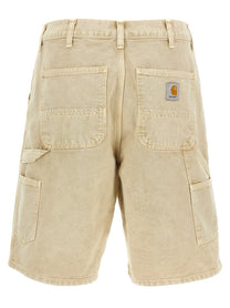 Carhartt Wip Single Knee Bermuda Shorts Beige