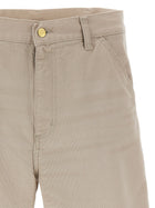 Carhartt Wip Single Knee Bermuda Shorts Beige, view 3