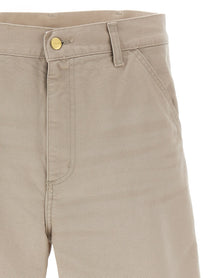 Carhartt Wip Single Knee Bermuda Shorts Beige