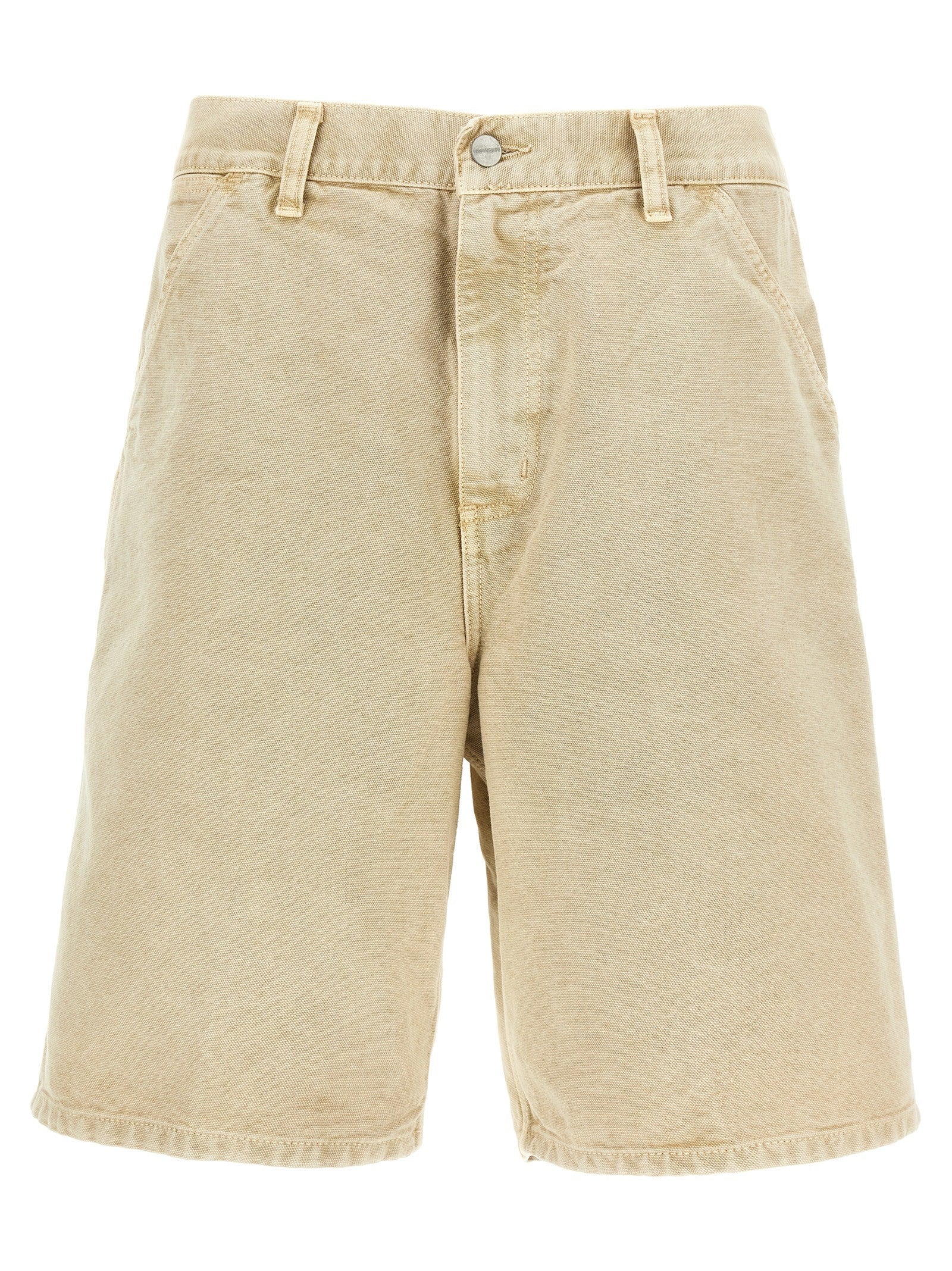 Carhartt Wip Single Knee Bermuda Shorts Beige