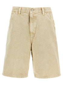 Carhartt Wip Single Knee Bermuda Shorts Beige